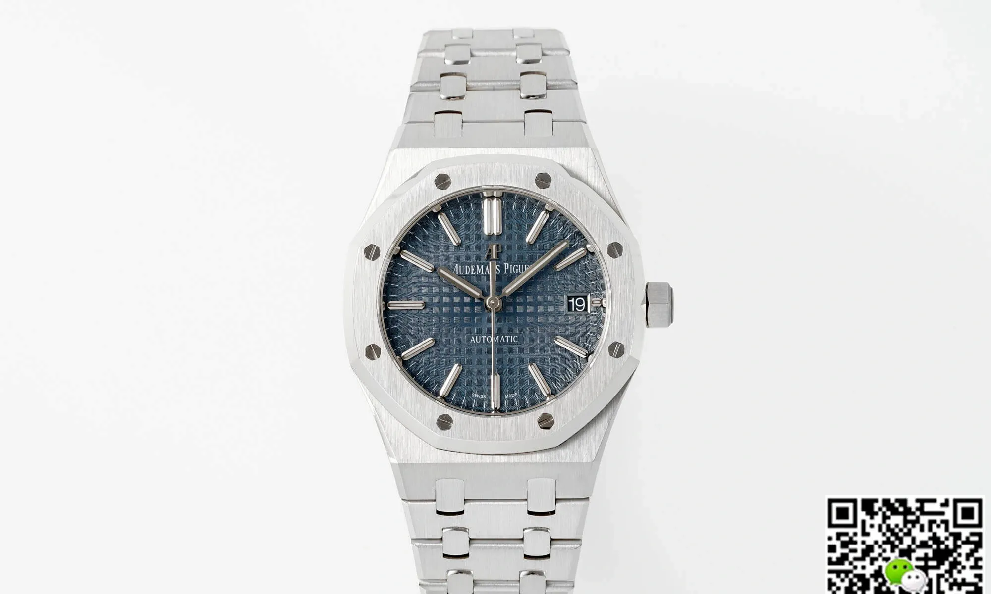 Audemars Piguet Royal Oak 15450ST.OO.1256ST.03 APS Factory 1:1 Best Edition Replica Watch Titanium Case Blue Dial